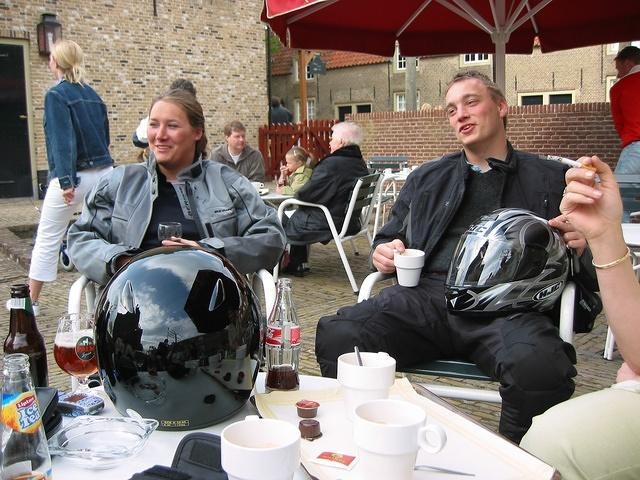 Dirk Jan and Marije at Loevestein Castle