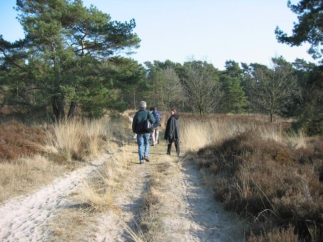 A spring walk at the Drunese Duinen with Joke, Bas, Karin, Avi, Benjamin, Jules and Corry