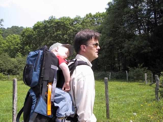 Bas and Jules, Ardennes june 2003